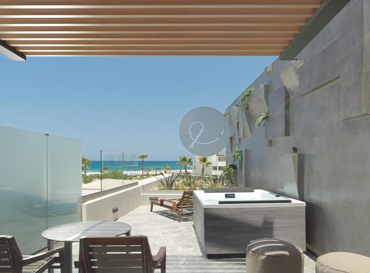 Nautilux Rethymno By Mage Hotels المظهر الخارجي الصورة A rooftop terrace at a hotel in Greece