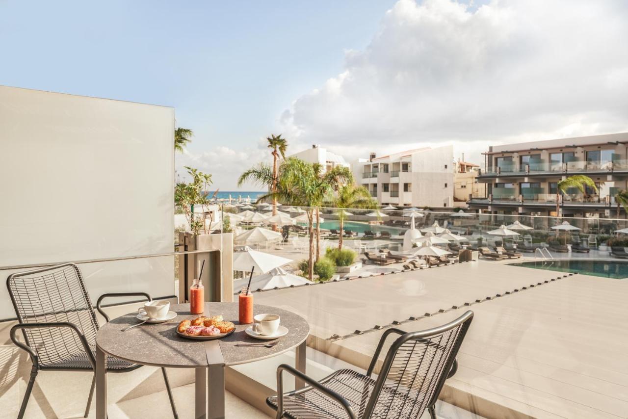 Nautilux Rethymno By Mage Hotels المظهر الخارجي الصورة A balcony at the resort