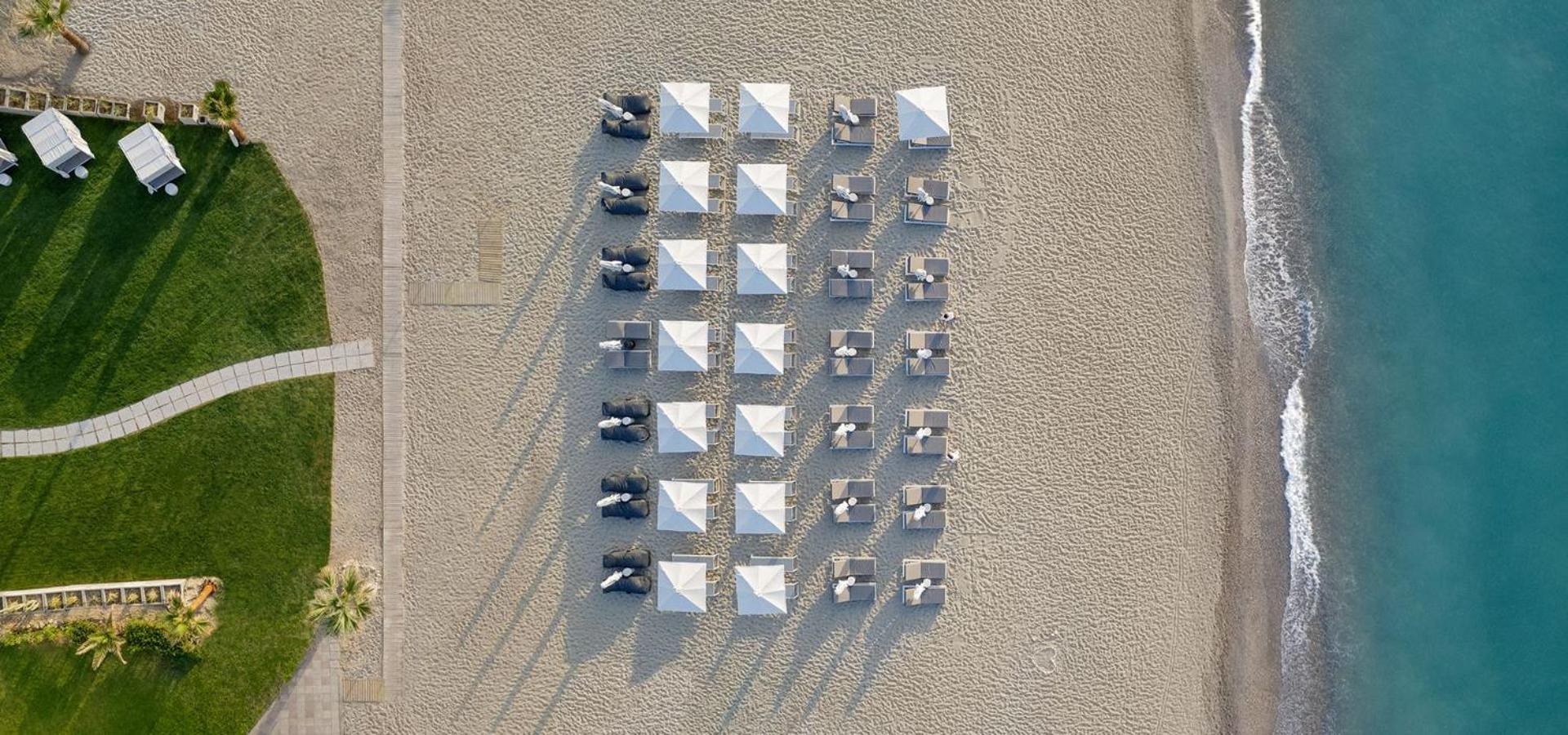 Nautilux Rethymno By Mage Hotels المظهر الخارجي الصورة Aerial view of the beach